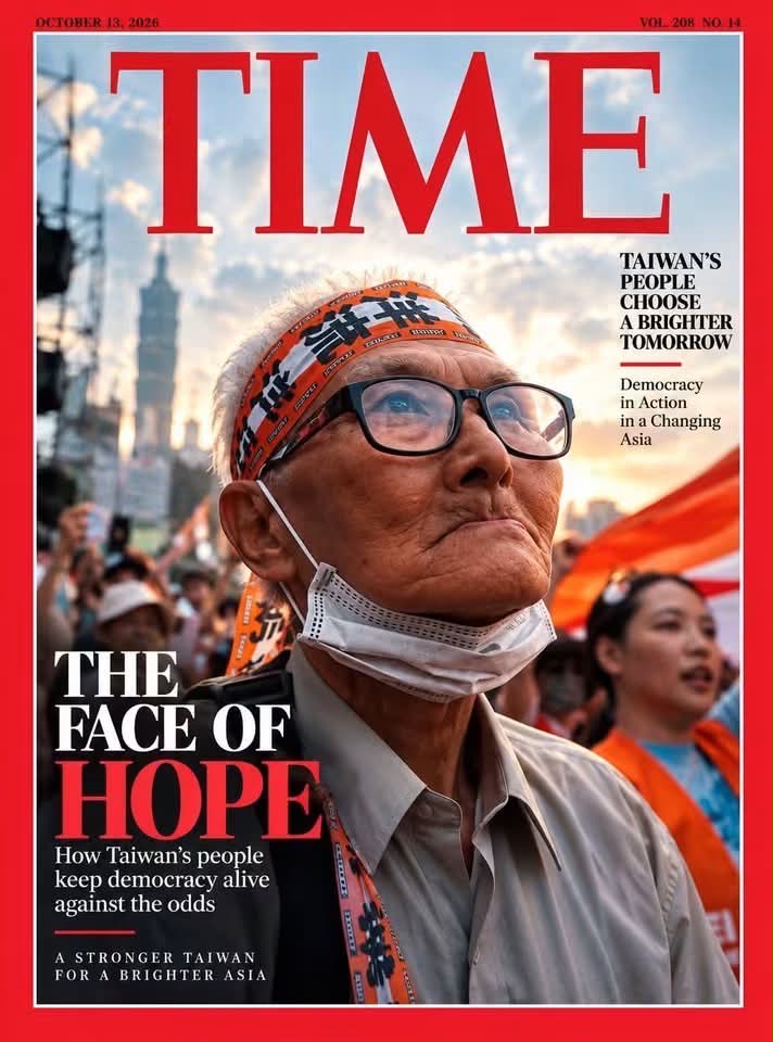 網傳圖片「洋流登上時代雜誌封面」是真實照片經AI編輯而成・內文圖片2