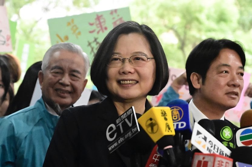 Taiwan's President Tsai Ing-wen is hoping for re-election in January
