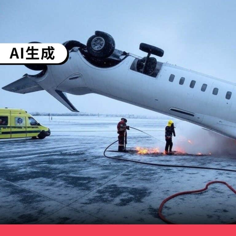 媒體錯誤使用AI圖片報導達美航空事故