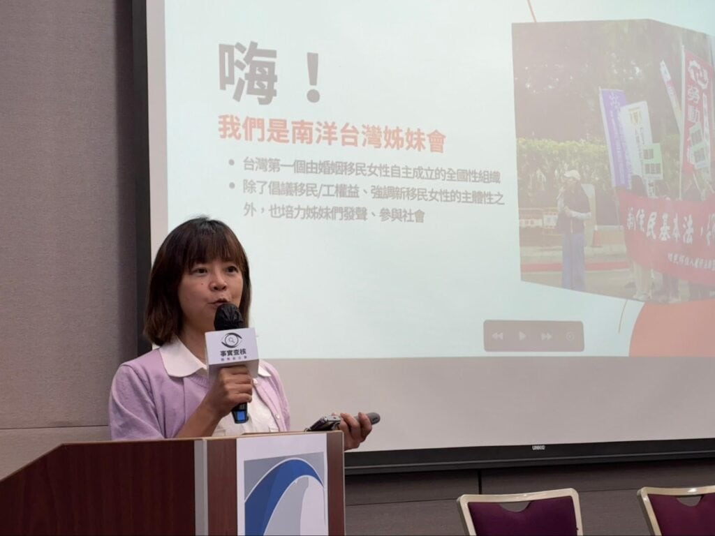 南洋姐妹會秘書長陳雪慧(攝影:吳仲安)