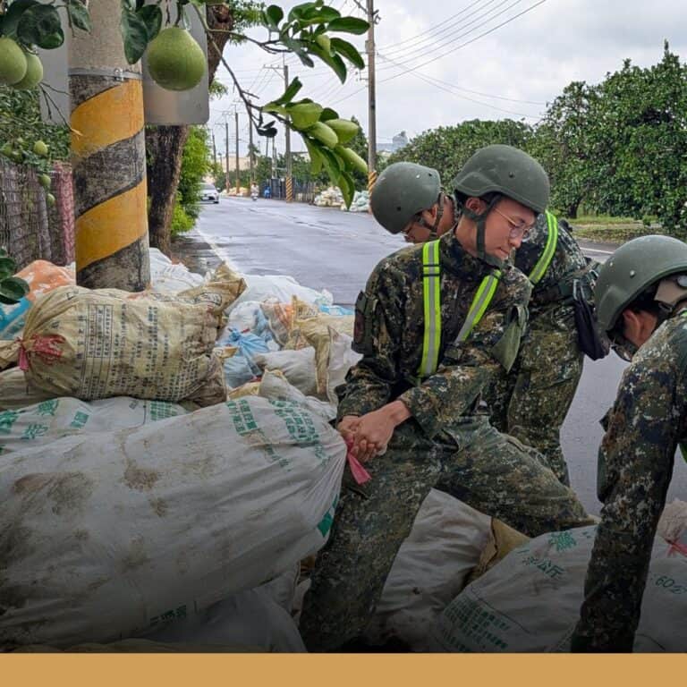 賴清德國軍「不進民宅」惹議 風災考驗軍事防衛與救災平衡