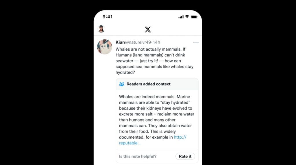 X平台的協作者可以參與評價社群備註(X平台)