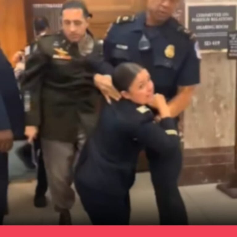 網傳影片原始事件為美國退伍陸軍在參議院抗議被驅逐