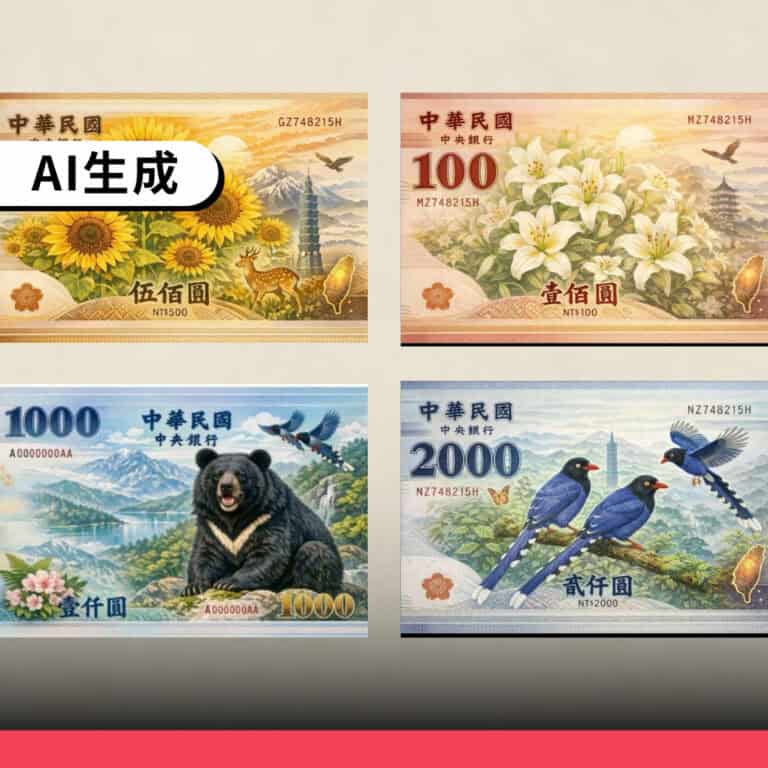 央行未公布新版鈔票樣式　網傳2026年新版鈔票圖為AI生成