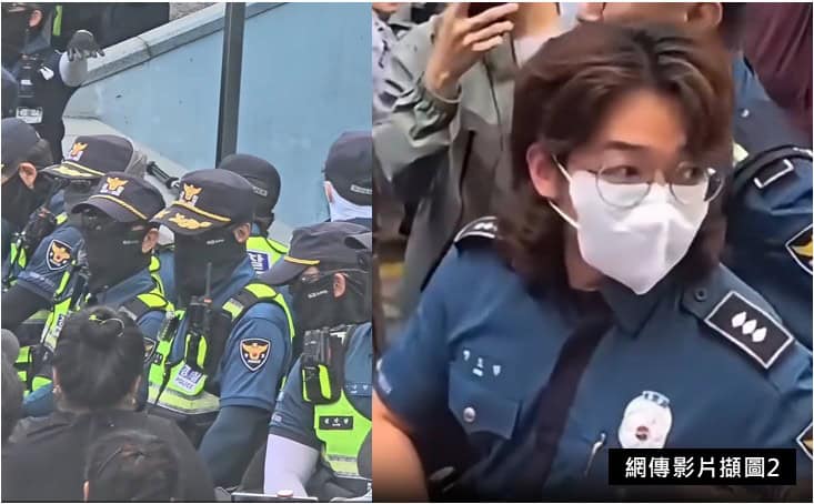 網傳影片指稱蒙面或長髮員警為假警察