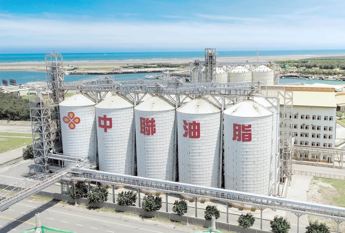 中聯油脂加工廠。(中聯油脂官網)
