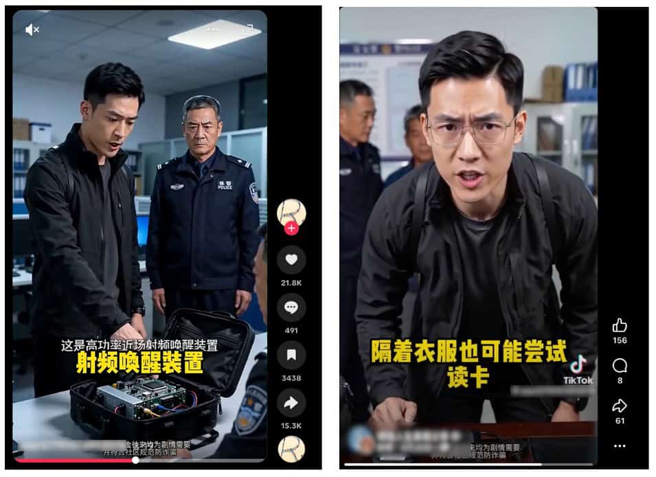 社群網站流傳訊息截圖